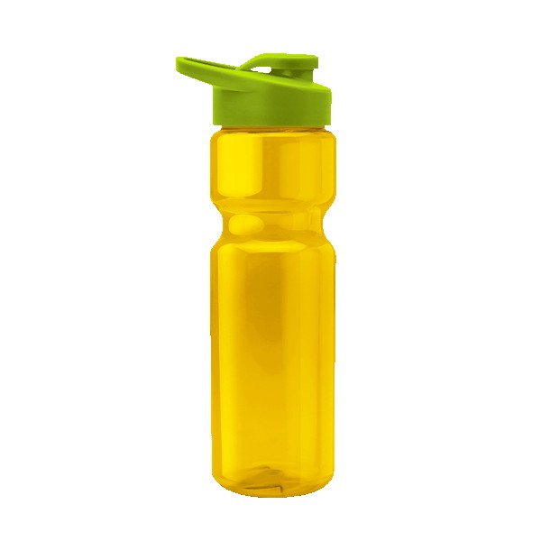 Blazer 28oz Transparent Bike Bottle w/Drink-thru Lid 1