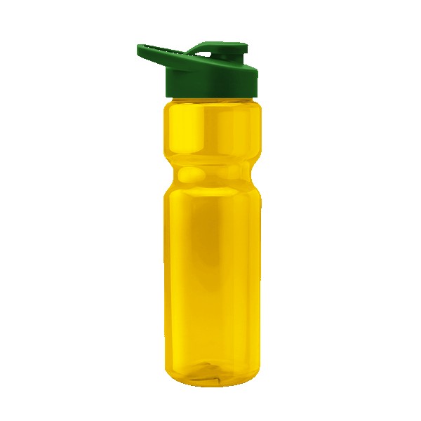 Blazer 28oz Transparent Bike Bottle w/Drink-thru Lid 1