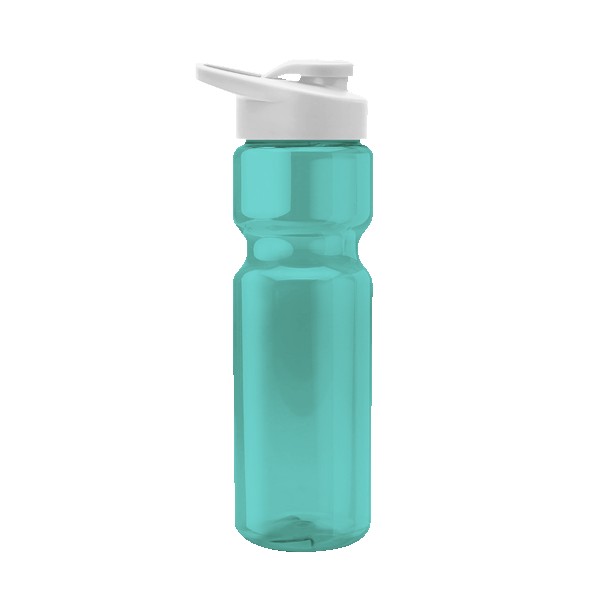 Blazer 28oz Transparent Bike Bottle w/Drink-thru Lid 1