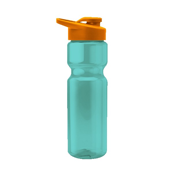 Blazer 28oz Transparent Bike Bottle w/Drink-thru Lid 1