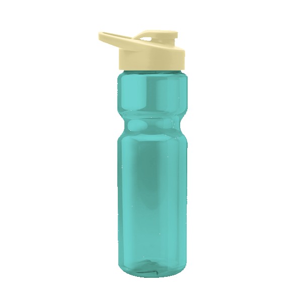 Blazer 28oz Transparent Bike Bottle w/Drink-thru Lid 1
