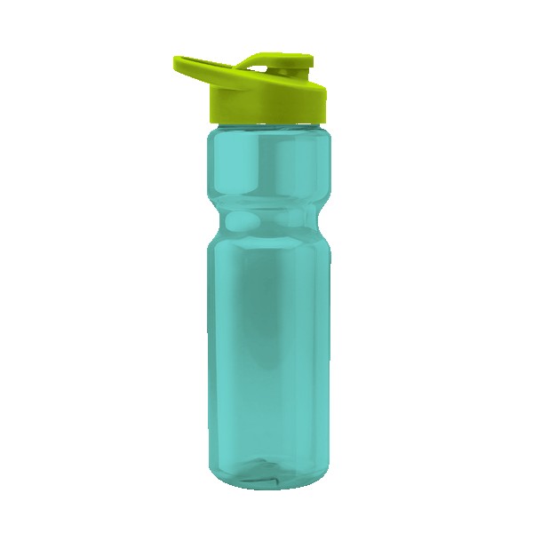 Blazer 28oz Transparent Bike Bottle w/Drink-thru Lid 1
