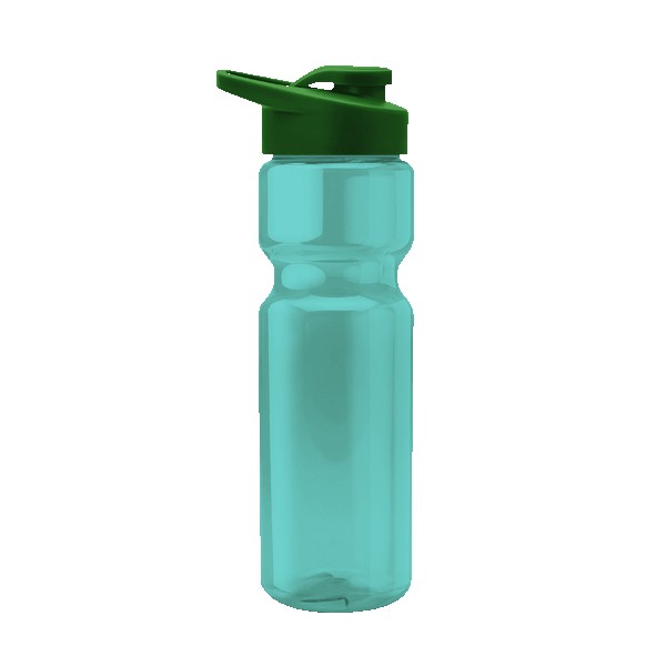 Blazer 28oz Transparent Bike Bottle w/Drink-thru Lid 1