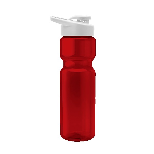 Blazer 28oz Transparent Bike Bottle w/Drink-thru Lid 1