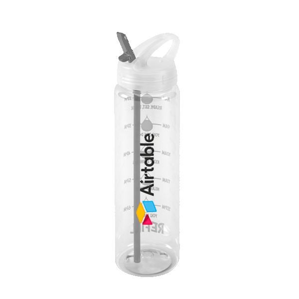 Water Bottle with Flip Up Spout & Hydration Mark - 32 Oz. 1