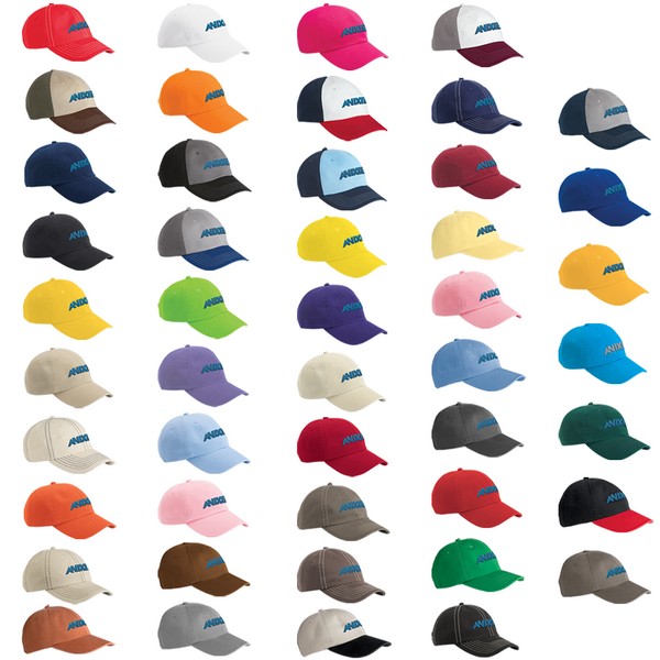 Valucap VC300A Adult Bio-Washed Unstructuered Cap 1