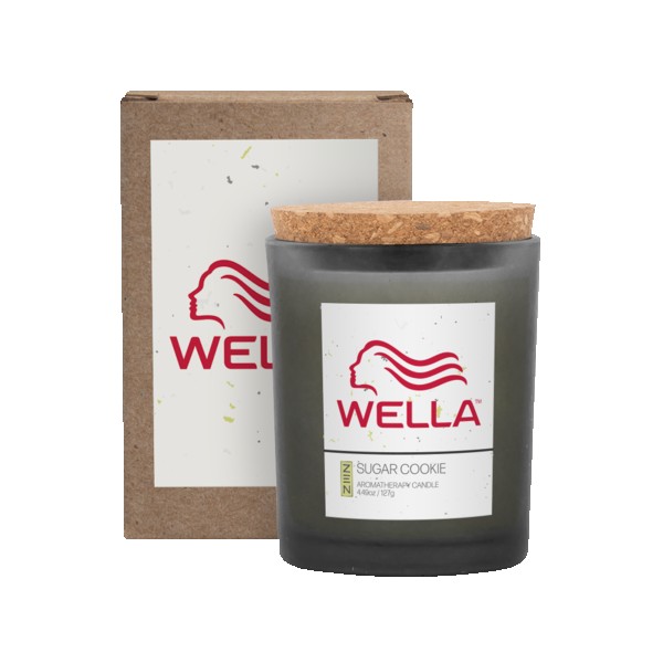 ZEN Niva 6oz Frosted Candle with Cork Lid 1