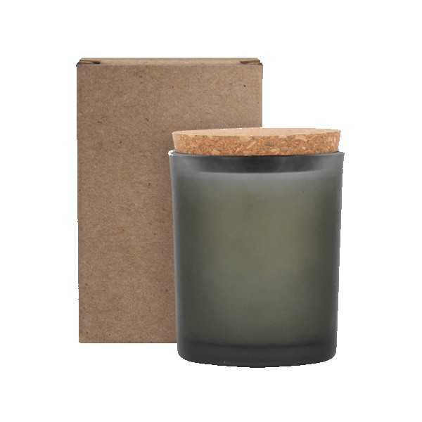 ZEN Niva 6oz Frosted Candle with Cork Lid 1