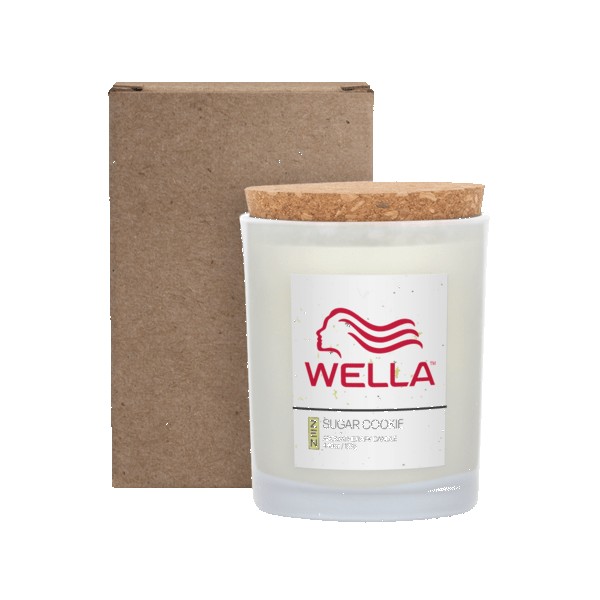 ZEN Niva 6oz Frosted Candle with Cork Lid 1