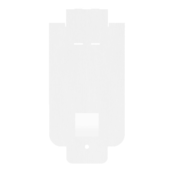 10" x 10" x 4" Flat Custom White Corrugate Gift Box 1