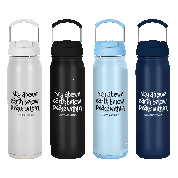 Pocket Hydro 24oz SS Vacuum Water bottle w Compartment 1