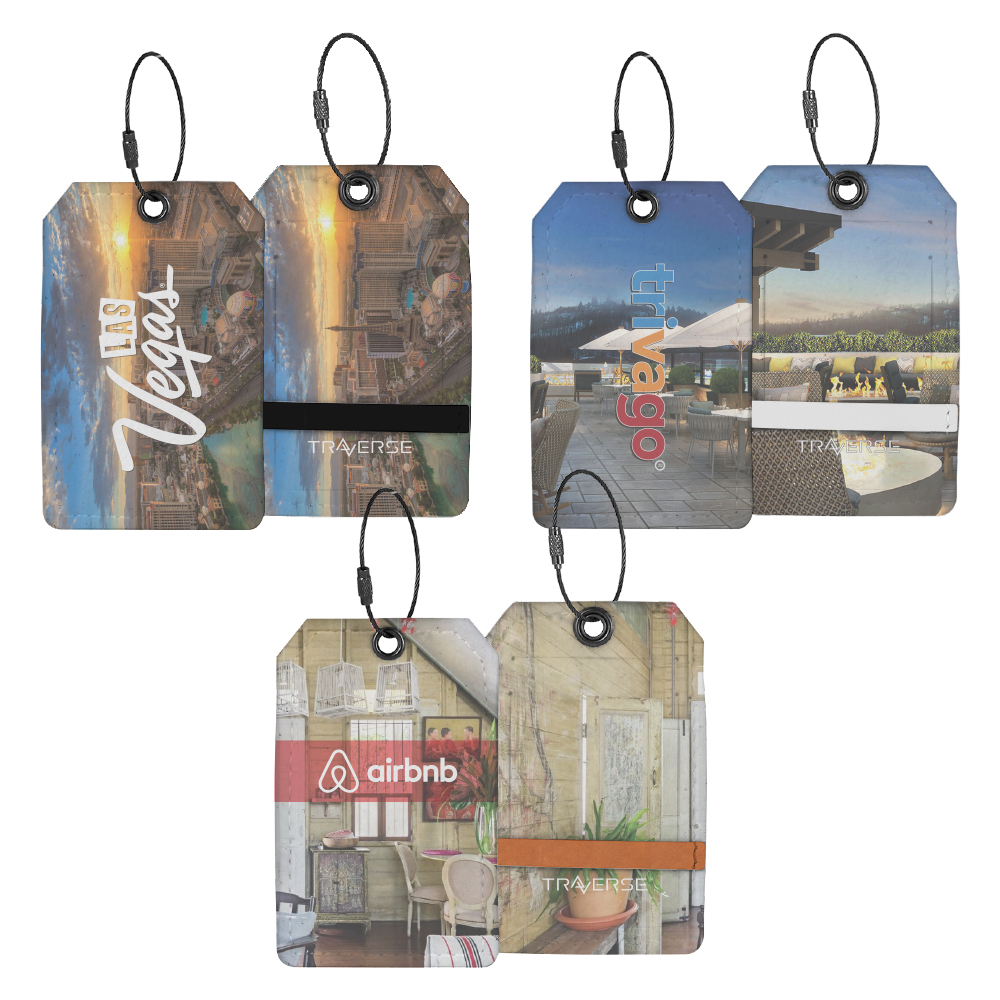 Pikes Dye-Sublimated Felt Luggage Tag 1