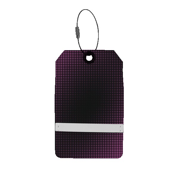 Pikes Dye-Sublimated Felt Luggage Tag 1