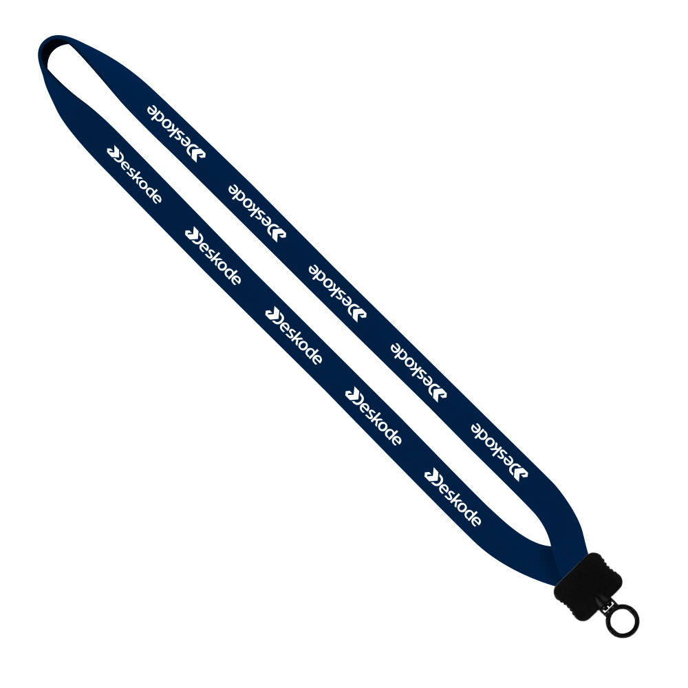 3/4" Neoprene Lanyard with Plastic Clamshell & O-Ring 1