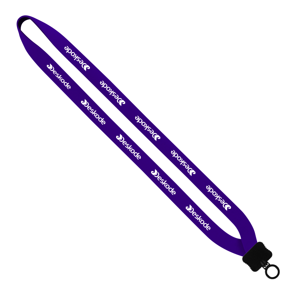 3/4" Neoprene Lanyard with Plastic Clamshell & O-Ring 1