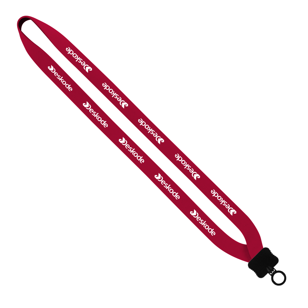3/4" Neoprene Lanyard with Plastic Clamshell & O-Ring 1