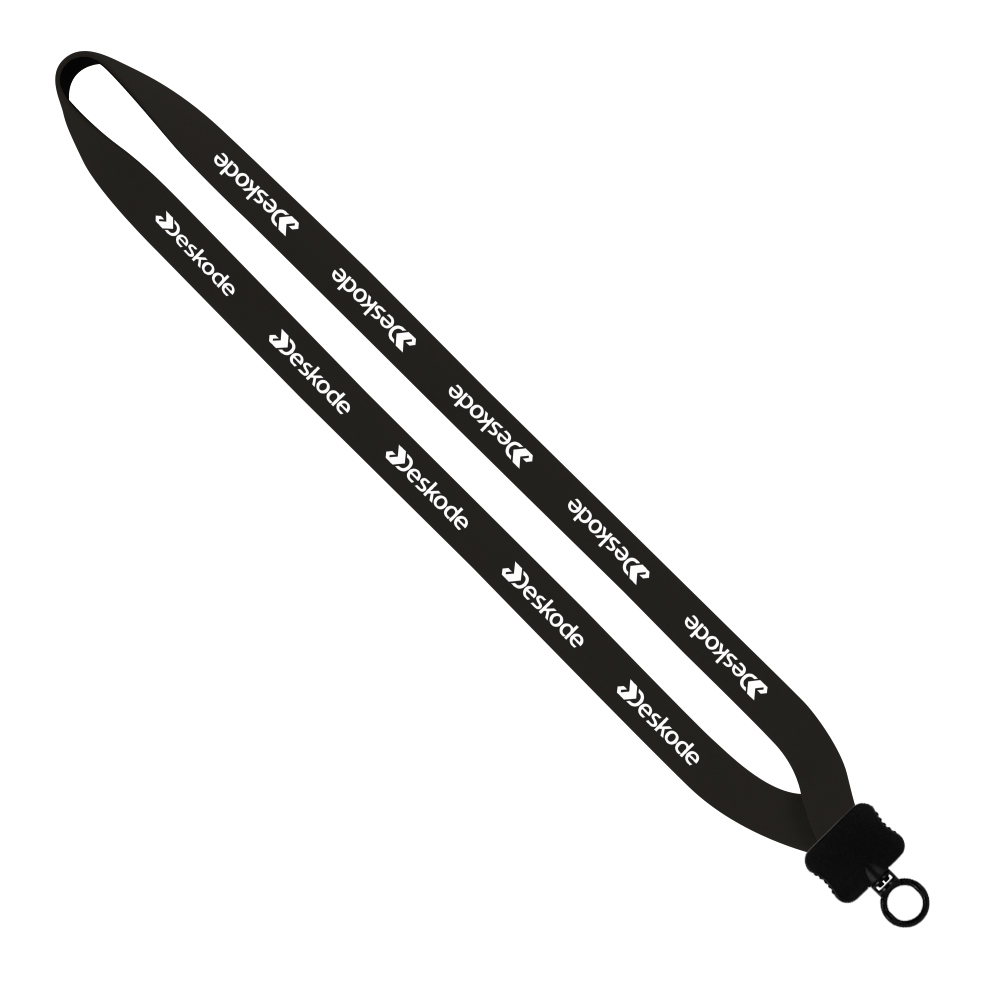 3/4" Neoprene Lanyard with Plastic Clamshell & O-Ring 1