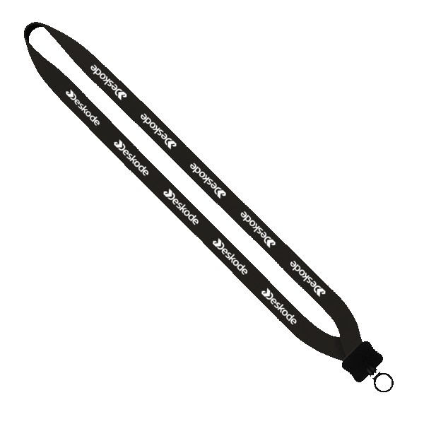 3/4" Neoprene Lanyard with Plastic Clamshell & O-Ring 1
