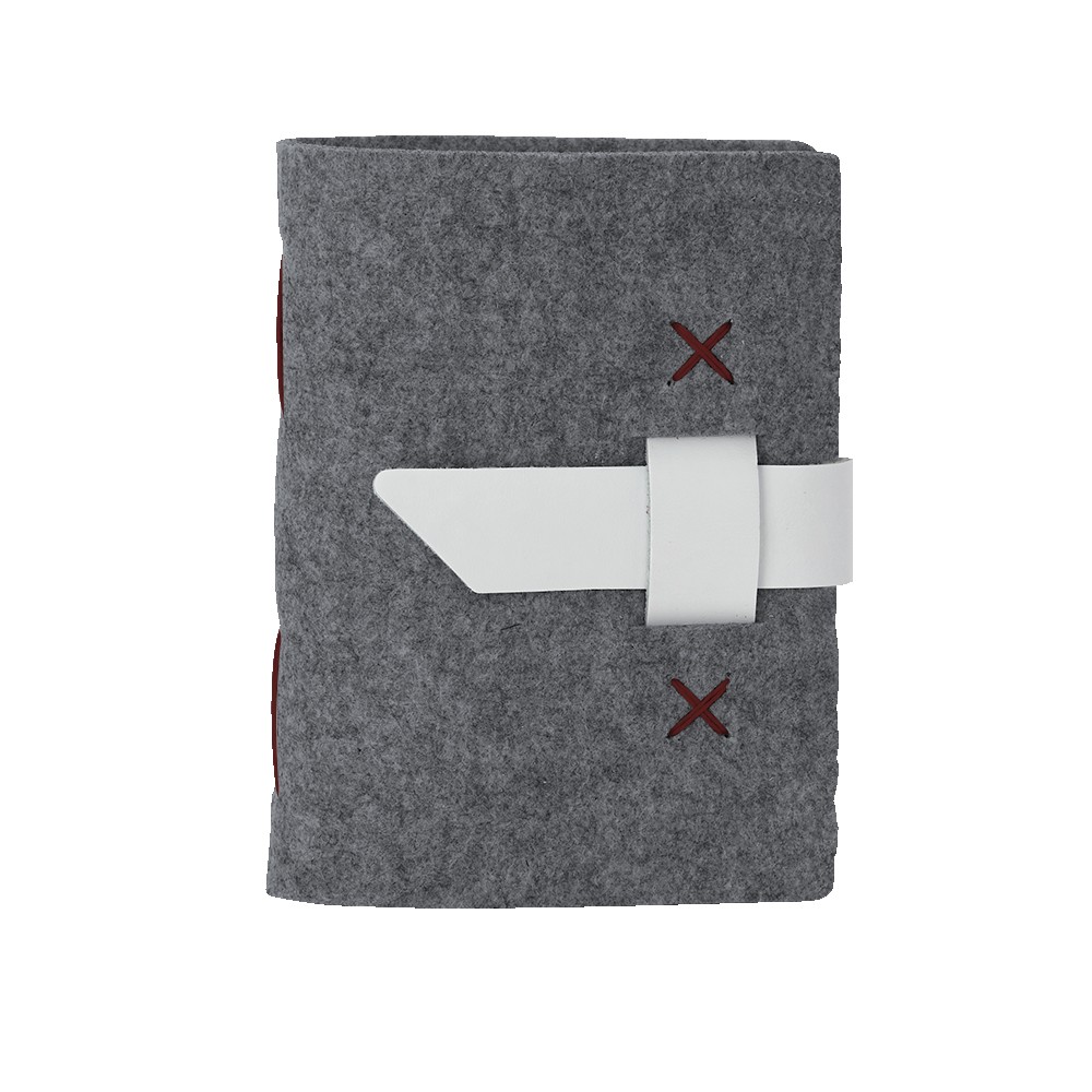 Harlequin Felt Journal 1