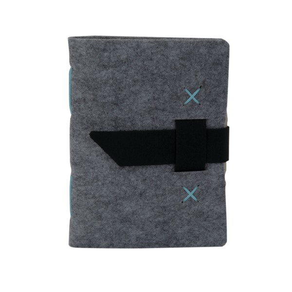 Harlequin Felt Journal 1