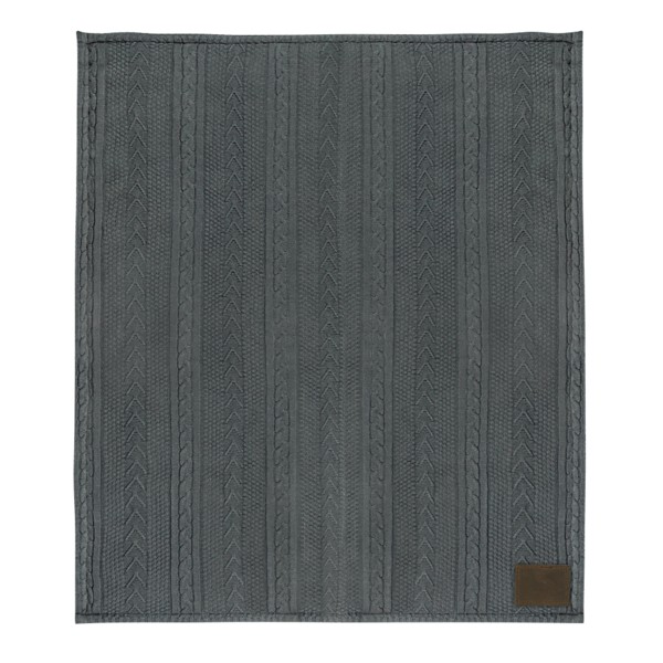 Cable Sherpa Blanket 1
