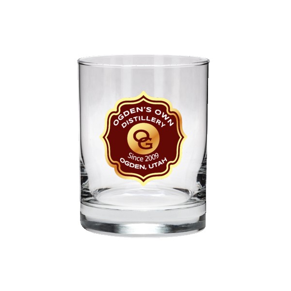Cask Strength 13.5 oz Libbey Heavy Base Whiskey Rocks Glass 1