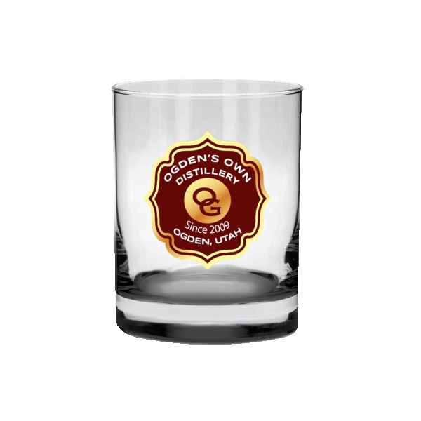 Cask Strength 13.5 oz Libbey Heavy Base Whiskey Rocks Glass 1
