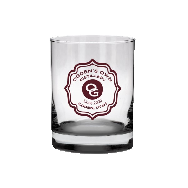 Cask Strength 13.5 oz Libbey Heavy Base Whiskey Rocks Glass 1