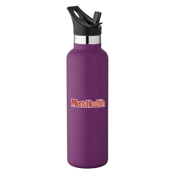 20 oz Basecamp Mesa Tundra Bottle with Screw Top and Flip-Top Straw Lid 1