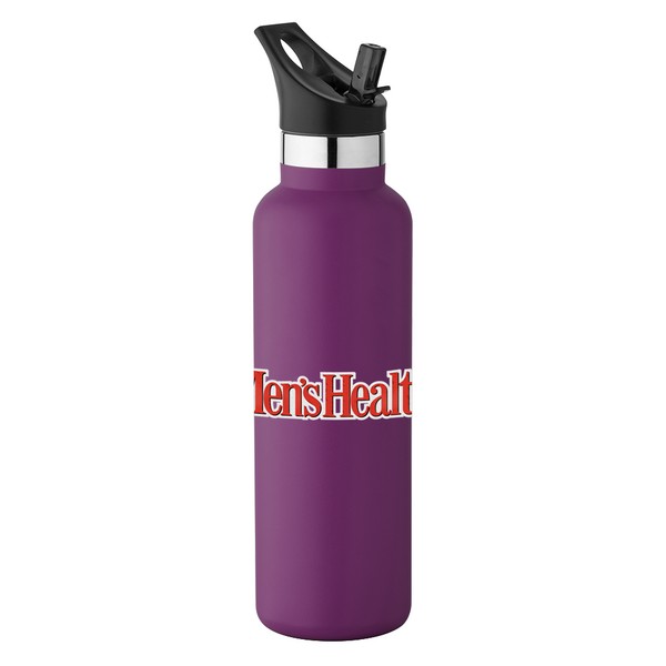 20 oz Basecamp Mesa Tundra Bottle with Screw Top and Flip-Top Straw Lid 1