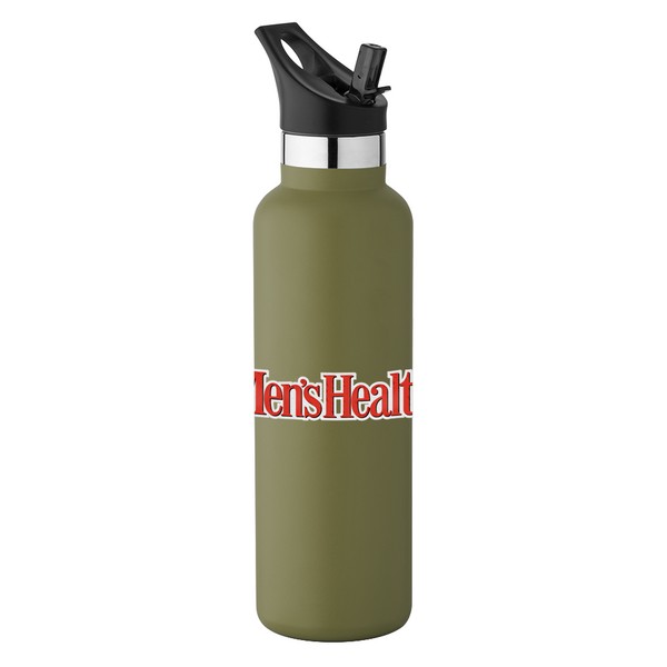 20 oz Basecamp Mesa Tundra Bottle with Screw Top and Flip-Top Straw Lid 1