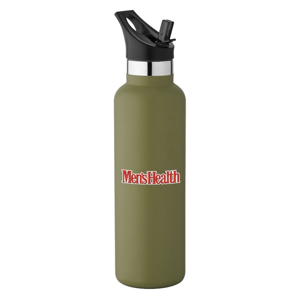 20 oz Basecamp Mesa Tundra Bottle with Screw Top and Flip-Top Straw Lid 1