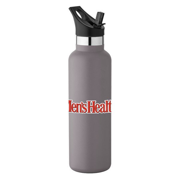 20 oz Basecamp Mesa Tundra Bottle with Screw Top and Flip-Top Straw Lid 1