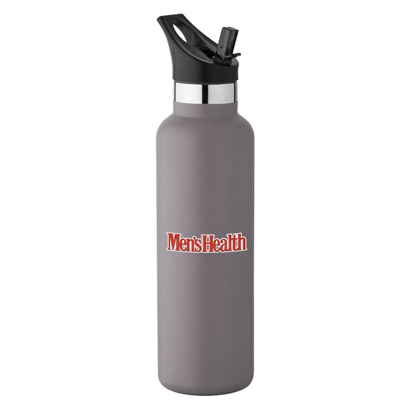 20 oz Basecamp Mesa Tundra Bottle with Screw Top and Flip-Top Straw Lid 1