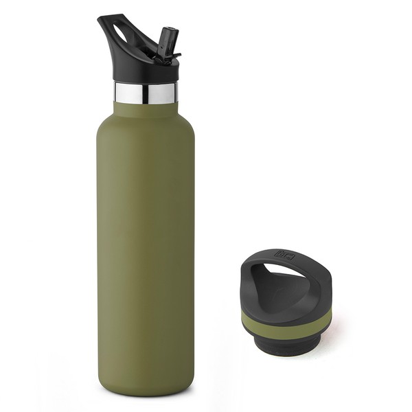 20 oz Basecamp Mesa Tundra Bottle with Screw Top and Flip-Top Straw Lid 1