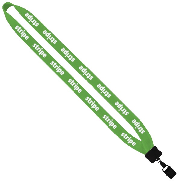 3/4" Cotton Lanyard with Plastic Clamshell & O-Ring 1