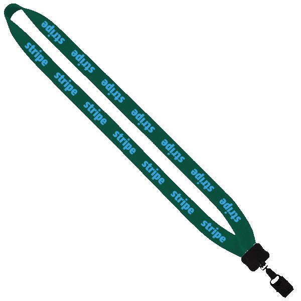 3/4" Cotton Lanyard with Plastic Clamshell & O-Ring 1