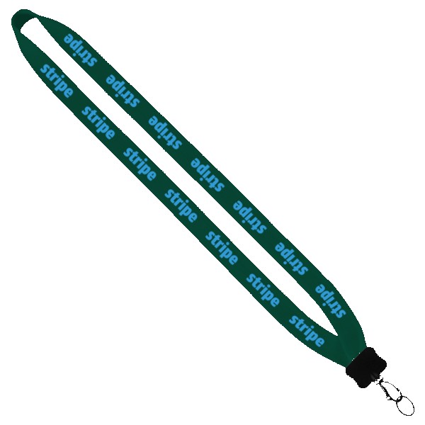 3/4" Cotton Lanyard with Plastic Clamshell & O-Ring 1