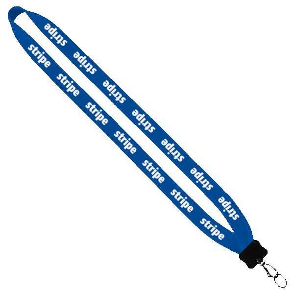 3/4" Cotton Lanyard with Plastic Clamshell & O-Ring 1