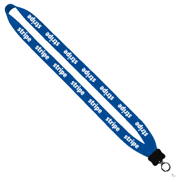 3/4" Cotton Lanyard with Plastic Clamshell & O-Ring 1