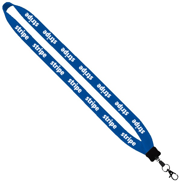 3/4" Cotton Lanyard with Plastic Clamshell & O-Ring 1