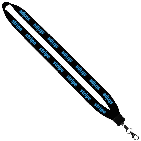 3/4" Cotton Lanyard with Plastic Clamshell & O-Ring 1