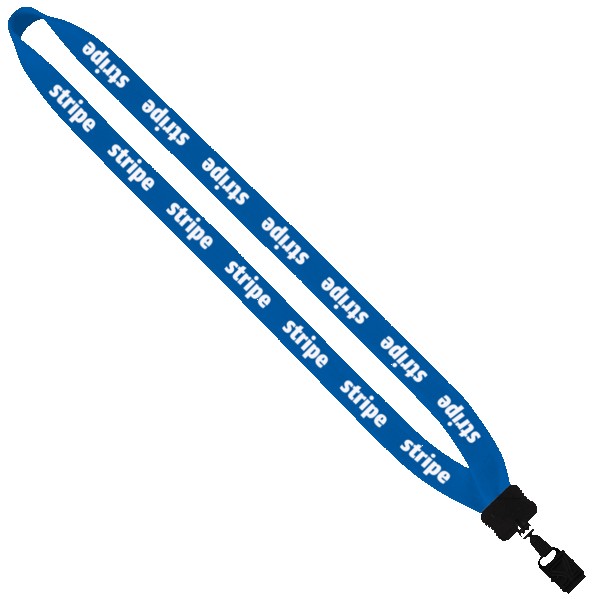 3/4" Cotton Lanyard with Plastic Clamshell & O-Ring 1