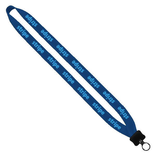 3/4" Cotton Lanyard with Plastic Clamshell & O-Ring 1