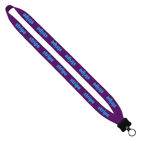 3/4" Cotton Lanyard with Plastic Clamshell & O-Ring 1