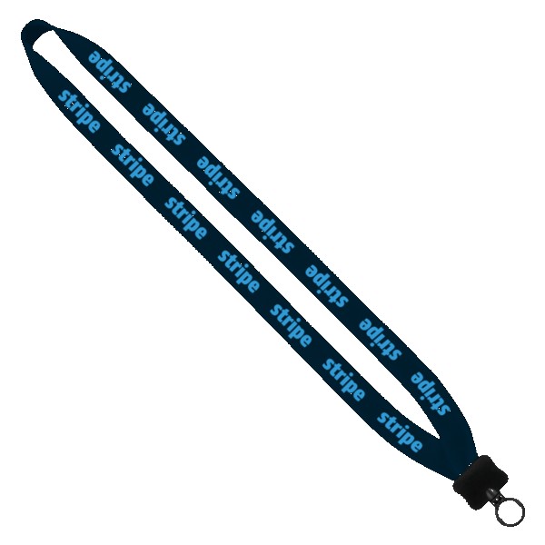 3/4" Cotton Lanyard with Plastic Clamshell & O-Ring 1
