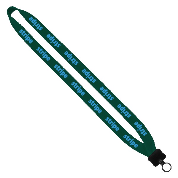 3/4" Cotton Lanyard with Plastic Clamshell & O-Ring 1