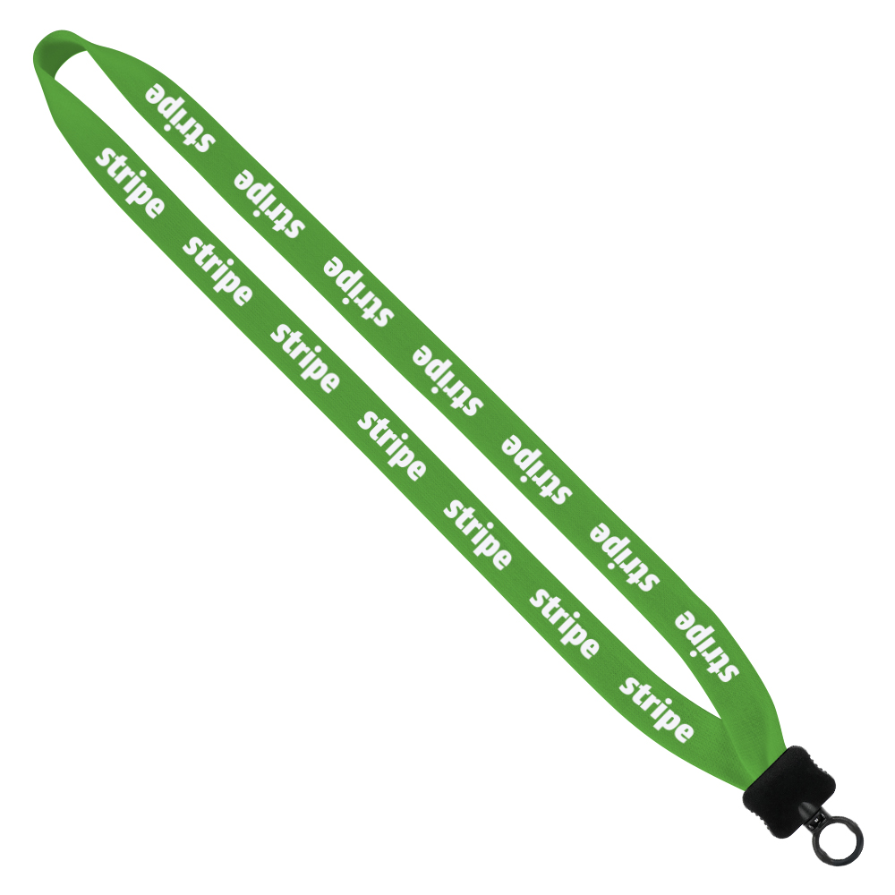 3/4" Cotton Lanyard with Plastic Clamshell & O-Ring 1
