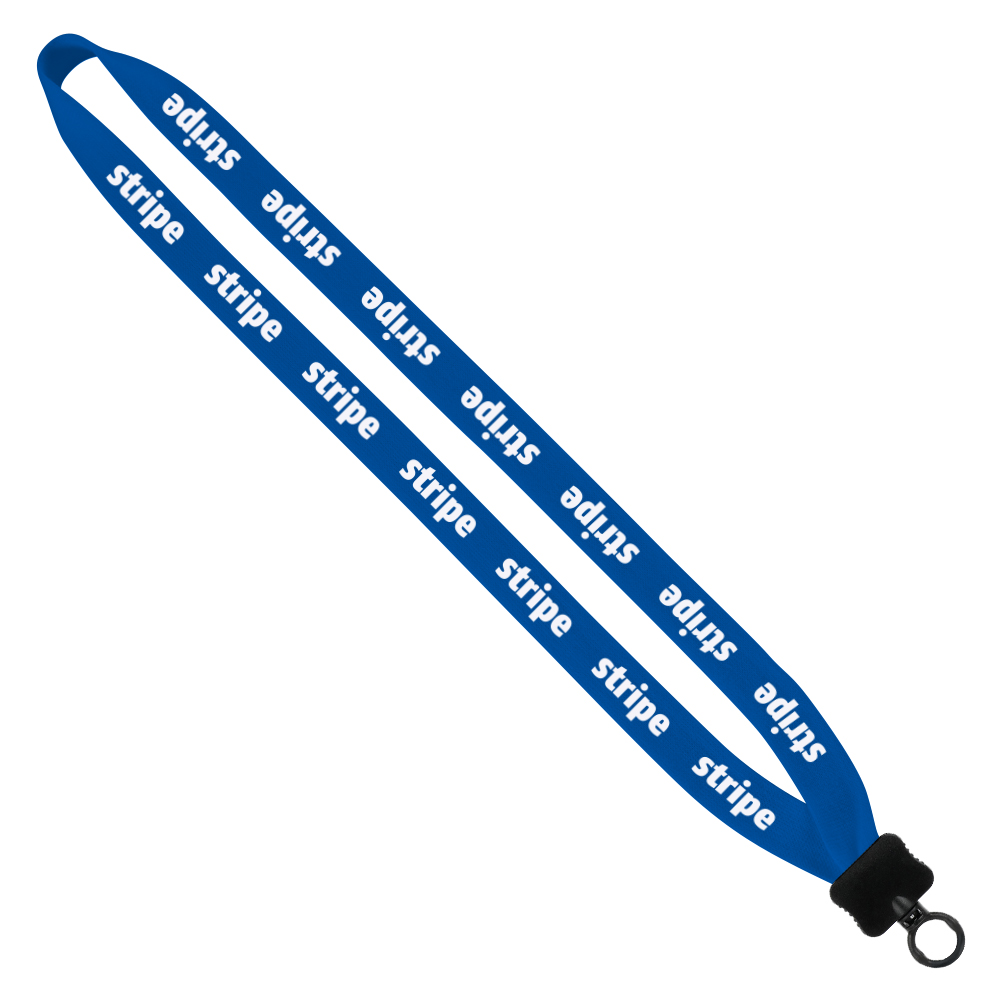 3/4" Cotton Lanyard with Plastic Clamshell & O-Ring 1