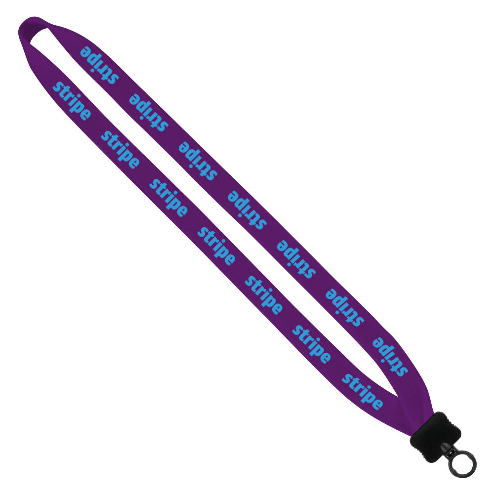 3/4" Cotton Lanyard with Plastic Clamshell & O-Ring 1